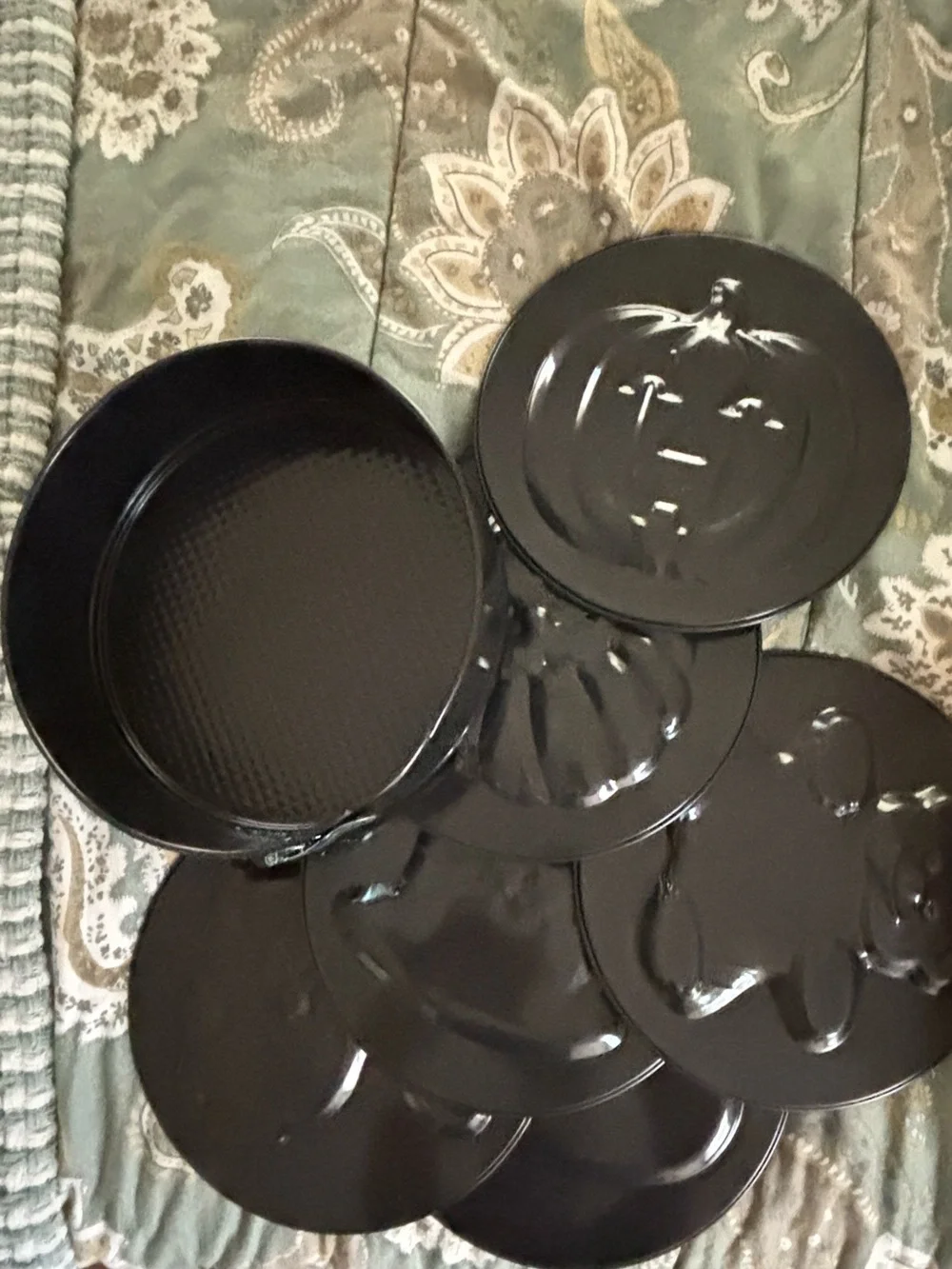 Springform Pan Set - Black 8-Piece Holiday Non-Stick